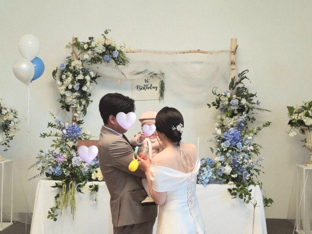 방긋 웃는 아이 예쁜 사진 하객들의 만족까지 모두 다 잡았던 돌잔치 사례8 260407