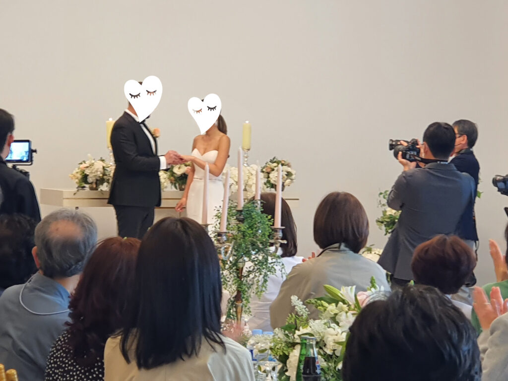 일본인 조카 부부를 위해 바쁘게 준비했던 스몰웨딩